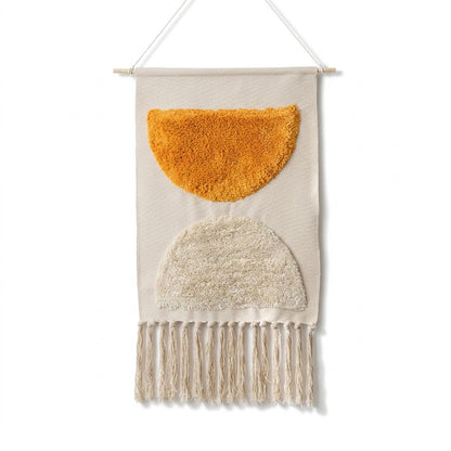 Bohemian Tufted Hand-Woven Wall Tapestry