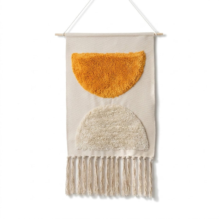 Bohemian Tufted Hand-Woven Wall Tapestry