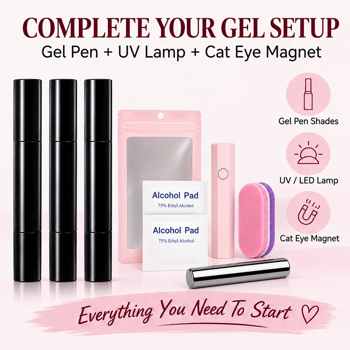 🎨🎨One-Step Gel Nail Pen Salon-Looking Nails. Without All The Bottles.
