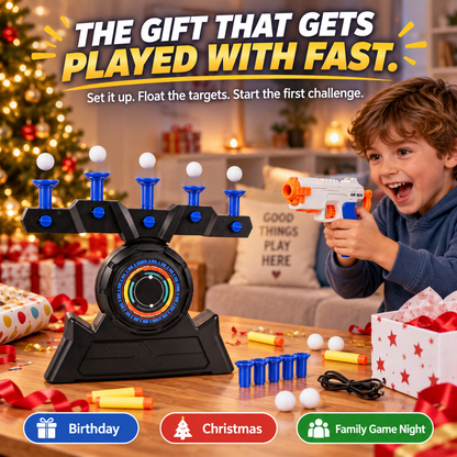 Floating Target Challenge Game – USB Powered Foam Dart Shooting Set