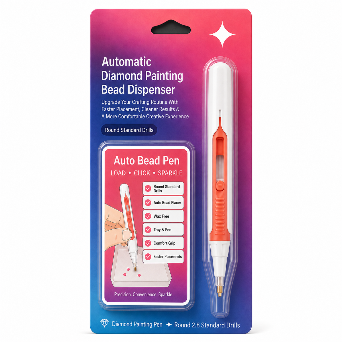 🔥Last Day 50% OFF - 💎 Automatic Diamond Painting Bead dispenser