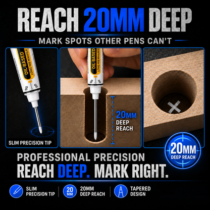 Precision Tip Quick-Dry Oil-Based Marker Pen