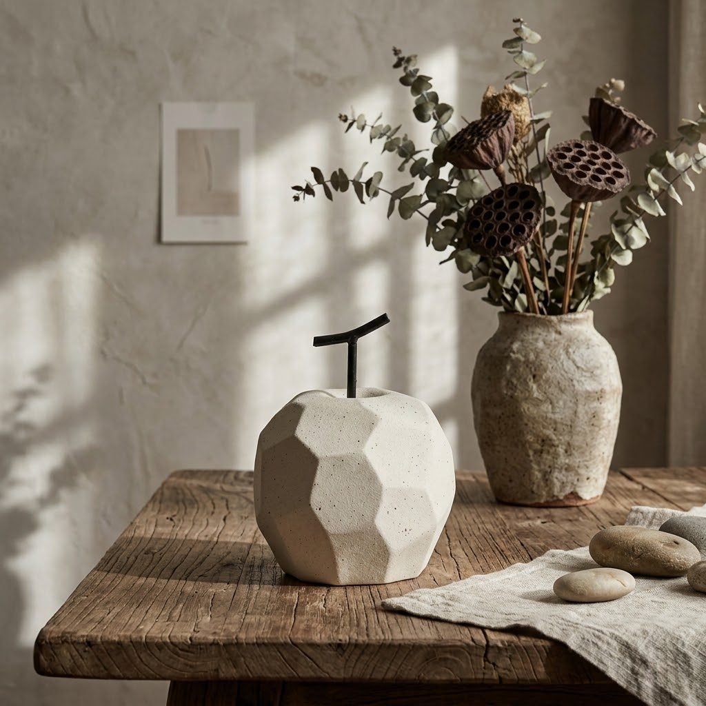 Minimalist Ceramic Fruit Decor Set