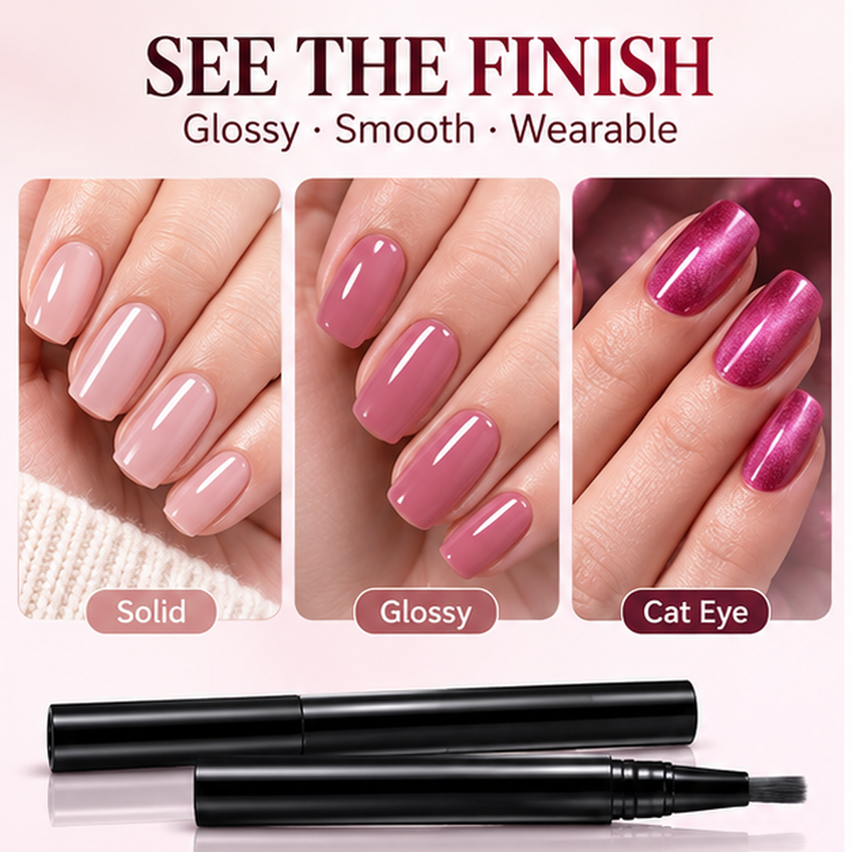 🎨🎨One-Step Gel Nail Pen Salon-Looking Nails. Without All The Bottles.