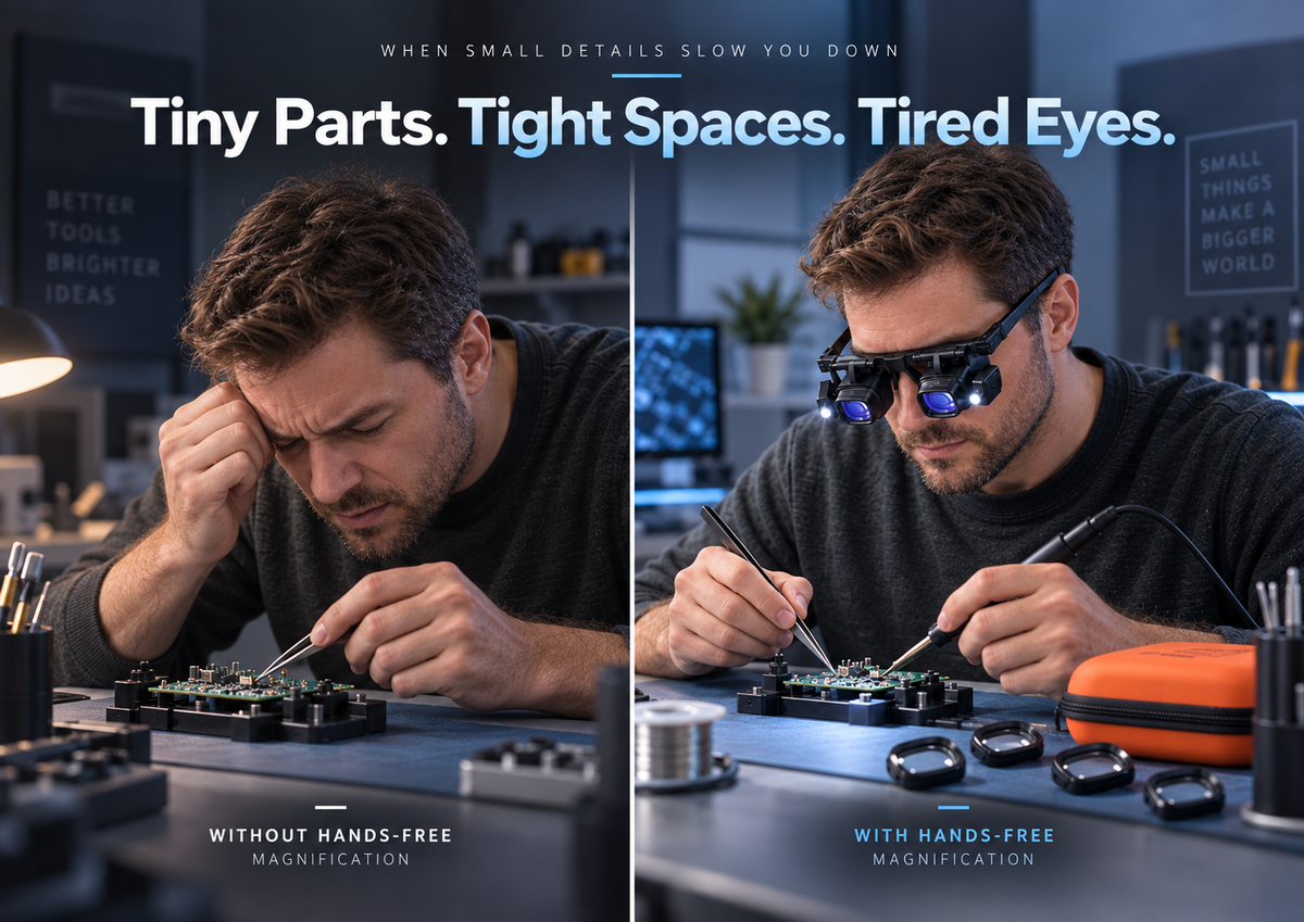 Built-in LED illumination comparison