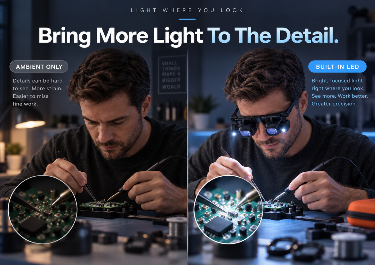 Magnification and working distance guide