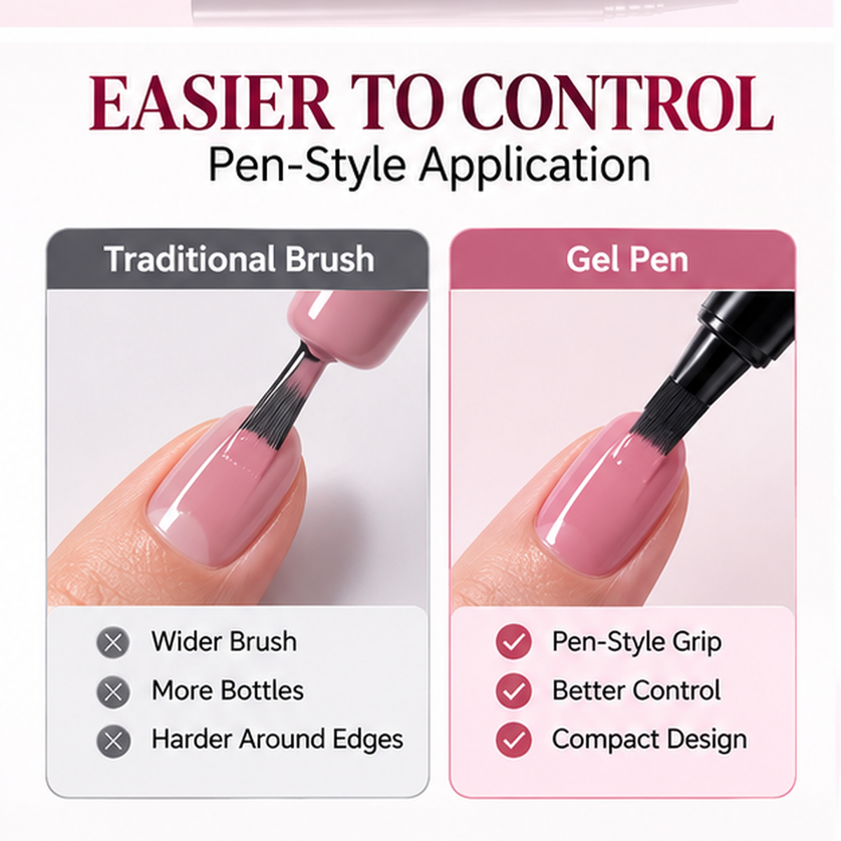 🎨🎨One-Step Gel Nail Pen Salon-Looking Nails. Without All The Bottles.