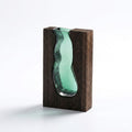 Nordic Cabin Glass Bud Vase