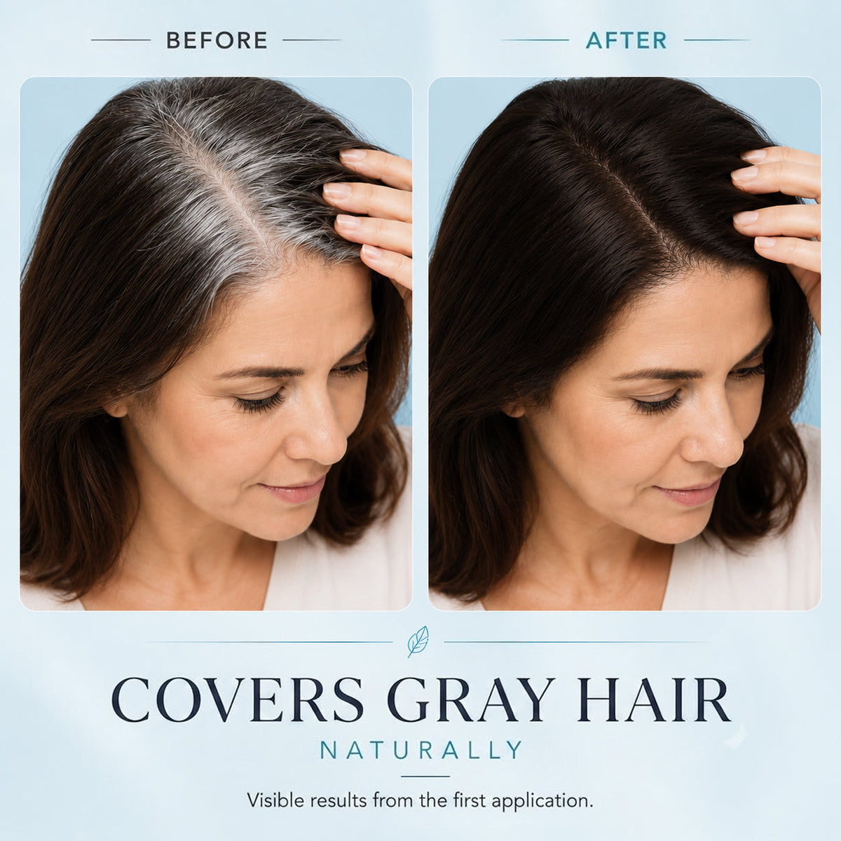 3-in-1 Hair Color Shampoo Color. Cleanse. Condition- All in One