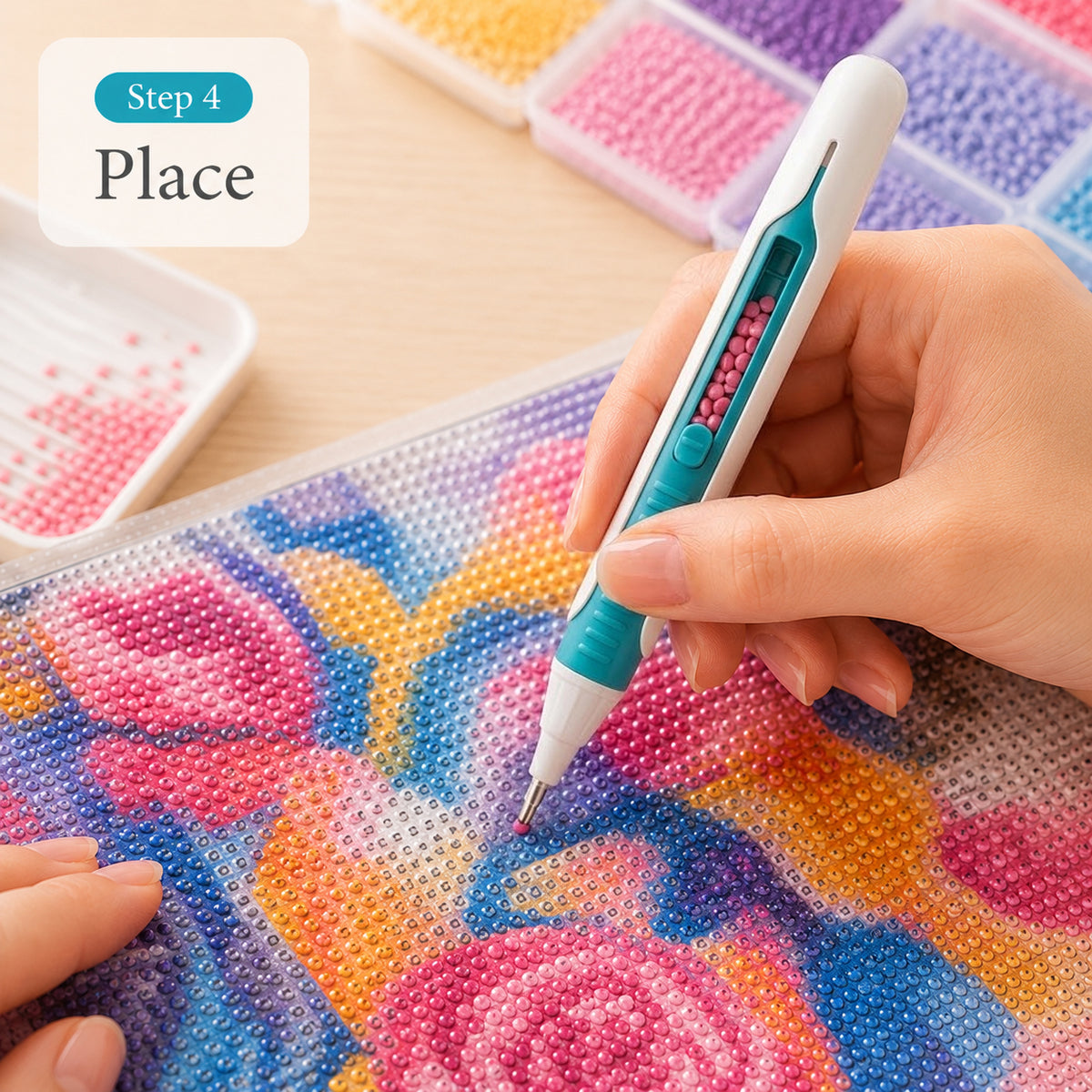 💎 Automatic Diamond Painting Bead dispenser