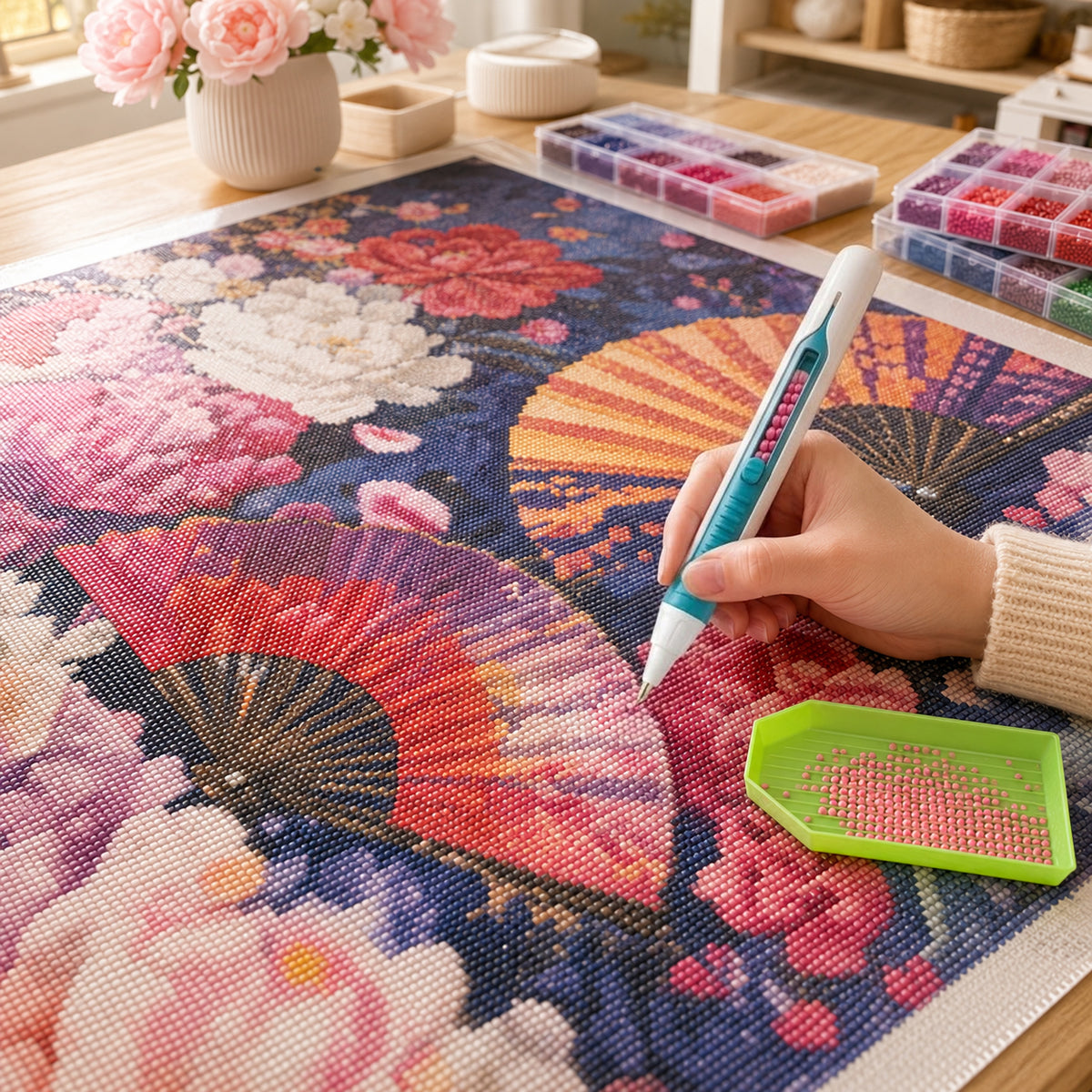 💎 Automatic Diamond Painting Bead dispenser