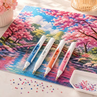 blue+white+orange+pink