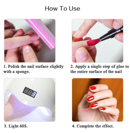 🎨🎨One-Step Gel Nail Pen Salon-Looking Nails. Without All The Bottles.