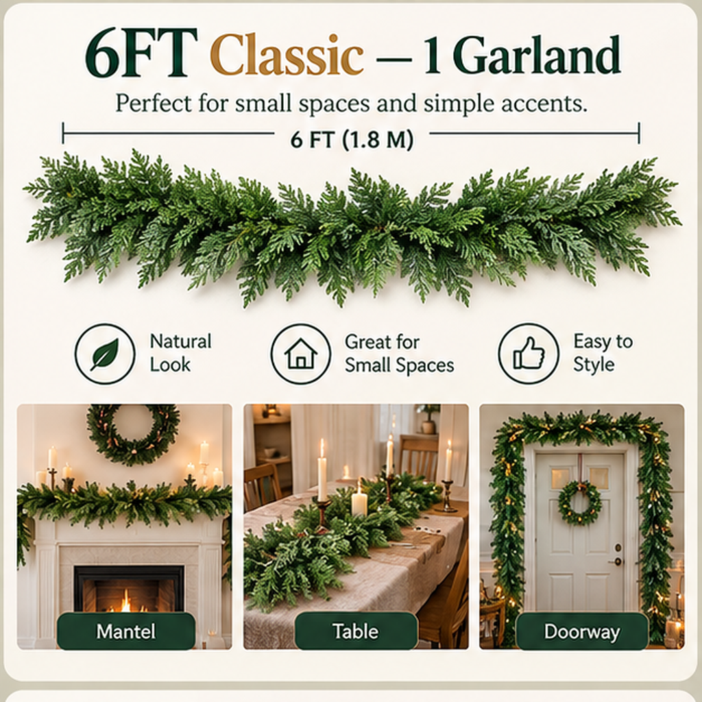 6FT Classic — 1 Garland