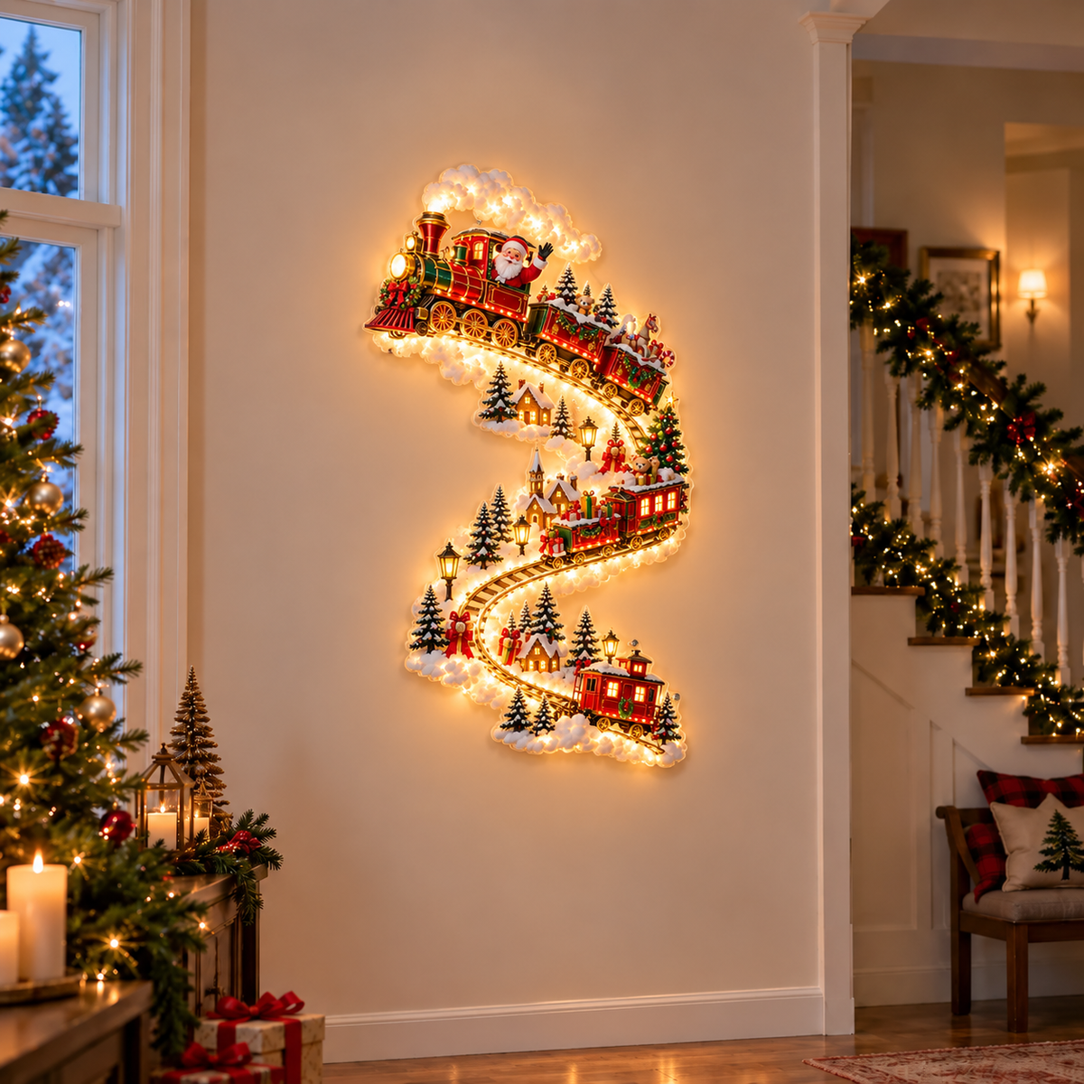 Limited-time 50% discount✨Christmas Magic Trail Wall Light - A Little Christmas Magic, Right on Your Wall✨
