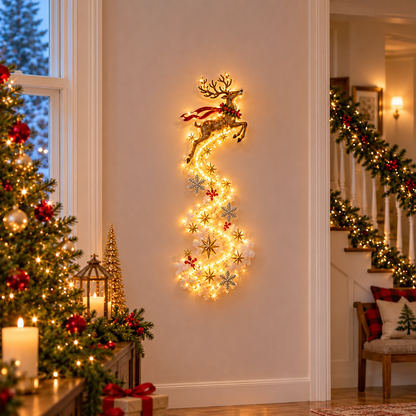 Limited-time 50% discount✨Christmas Magic Trail Wall Light - A Little Christmas Magic, Right on Your Wall✨