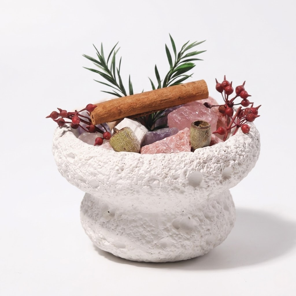 Natural Crystal Aromatherapy Set