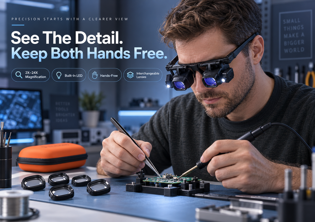 Electronics watch model making and fine craft precision scenarios