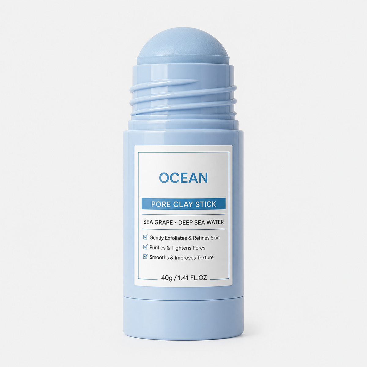 Pore Purifying Clay Stick – 10-Minute Care for Blackheads, Oil & Congested-Looking Pores