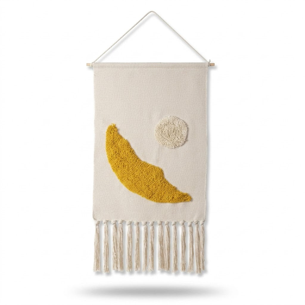 Bohemian Tufted Hand-Woven Wall Tapestry