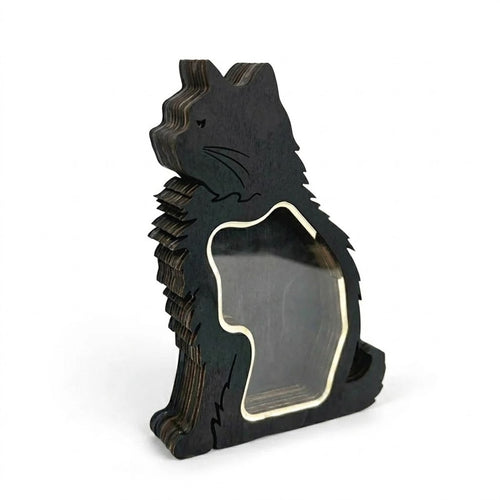 Wooden Pet Hair Memorial Keepsake Box