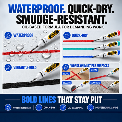 Precision Tip Quick-Dry Oil-Based Marker Pen