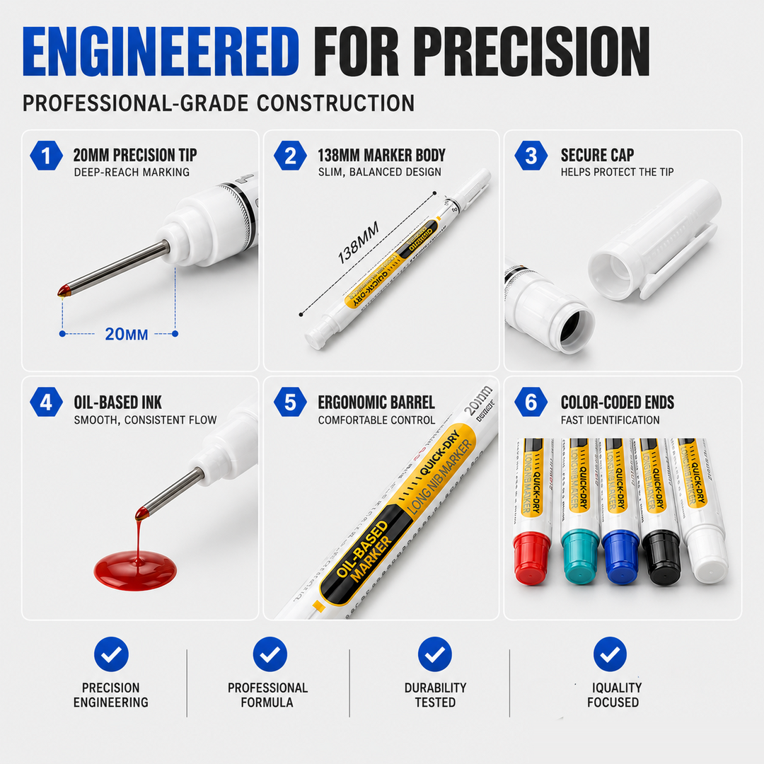 Precision marker construction and engineering details