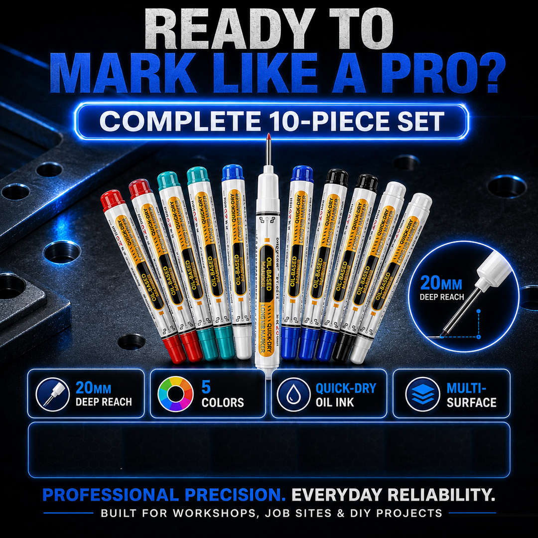 Precision Tip Quick-Dry Oil-Based Marker Pen
