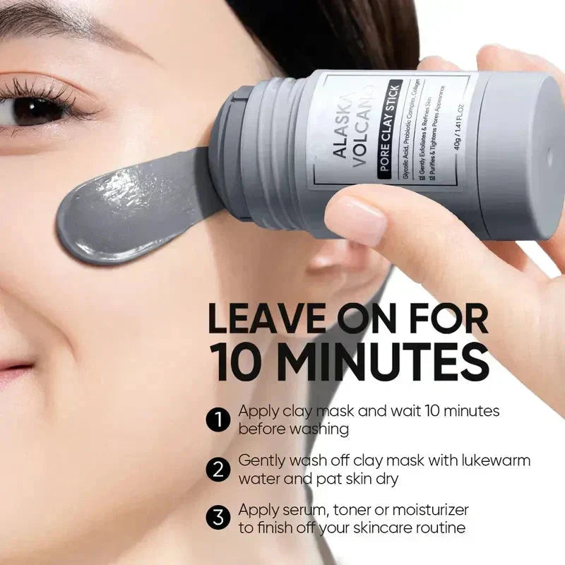Pore Purifying Clay Stick – 10-Minute Care for Blackheads, Oil & Congested-Looking Pores